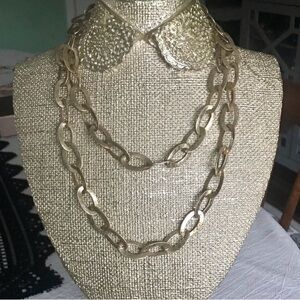 LAST CHANCE 🔆Textured Chainlink Necklace